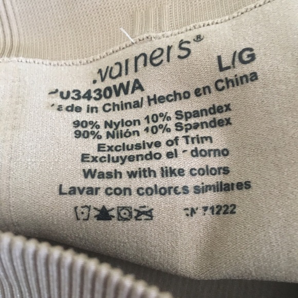 Warner NWIT nude thigh slimming ribbed body shaper Size L - Picture 2 of 2